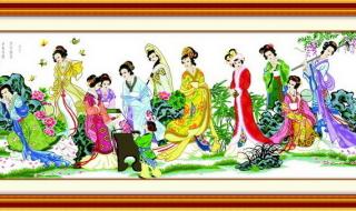 十字绣琴棋书画的人物头发怎么绣 琴棋书画十字绣价格